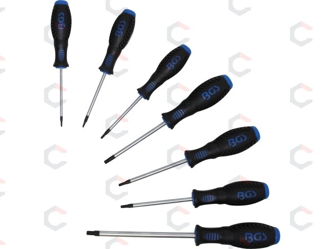 Atsuktuvų rinkinys | T-Star (Torx) | T10–T40 | 7 vnt. (7846) Atsuktuvų rinkinys | T-Star (Torx) | T10–T40 | 7 vnt. (7846)