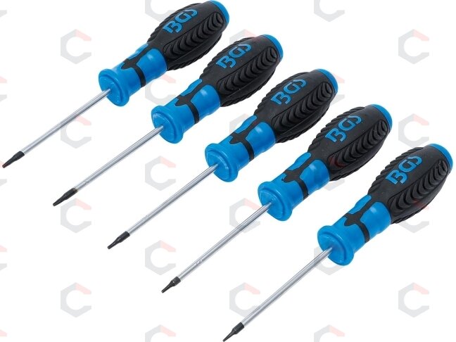 Atsuktuvų rinkinys | T-Star (Torx) | T6 - T10 | 5 vnt. (6828) Atsuktuvų rinkinys | T-Star (Torx) | T6 - T10 | 5 vnt. (6828)