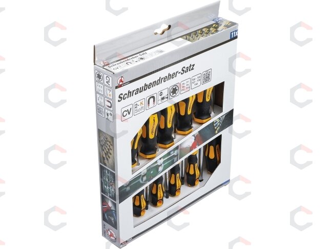 Atsuktuvų rinkinys | T-Star (Torx) | T6-T40 | 11 vnt. (7844) 1 Atsuktuvų rinkinys | T-Star (Torx) | T6-T40 | 11 vnt. (7844) 1