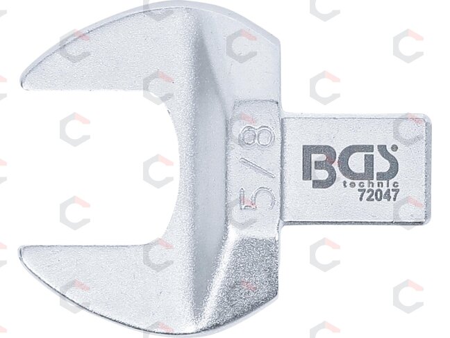 Atviras įstatomas veržliaraktis | 5/8" | kvadrato dydis 9 x 12 mm (72047) 2 Atviras įstatomas veržliaraktis | 5/8" | kvadrato dydis 9 x 12 mm (72047) 2