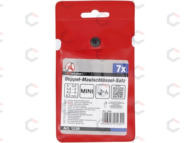 Atvirų raktų rinkinys mažais numeriais rinkinys | mini versija | 3-5,5 mm | 7 vnt. (1239) 2 Atvirų raktų rinkinys mažais numeriais rinkinys | mini versija | 3-5,5 mm | 7 vnt. (1239) 2