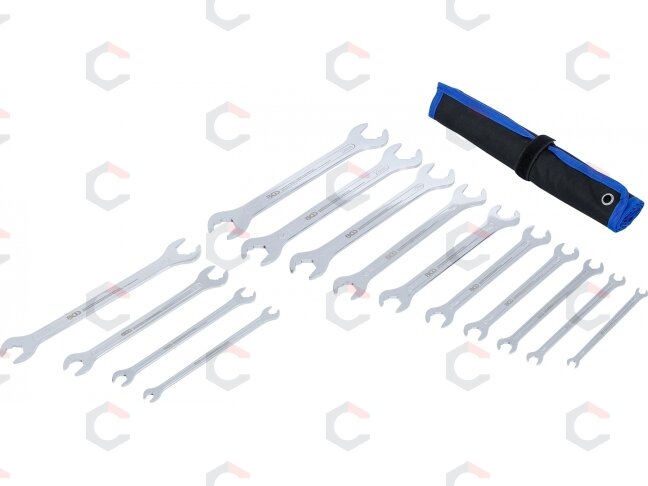 Atvirų terkšlinių veržliarakčių rinkinys | ypač plonas | 6–22 mm / 1/4"–3/4" | 14 vnt. (74584) Atvirų terkšlinių veržliarakčių rinkinys | ypač plonas | 6–22 mm / 1/4"–3/4" | 14 vnt. (74584)