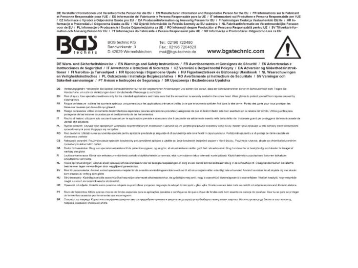 Žemo profilio atsuktuvų rinkinys BGS | PH, PZ, SL | 5 vnt. (74769) 7 Žemo profilio atsuktuvų rinkinys BGS | PH, PZ, SL | 5 vnt. (74769) 7
