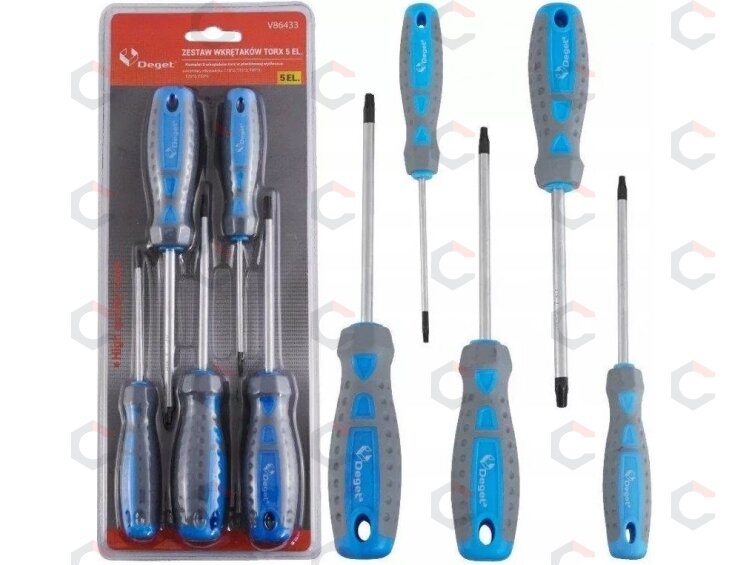 Atsuktuvų rinkinys | T-Star (Torx) | T10 - T30 | 5 vnt. (SK5030) 1 Atsuktuvų rinkinys | T-Star (Torx) | T10 - T30 | 5 vnt. (SK5030) 1