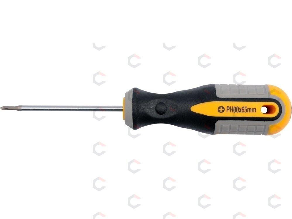 Atsuktuvas kryžminis Cr-V, PH00x65 mm (60920) Atsuktuvas kryžminis Cr-V, PH00x65 mm (60920)