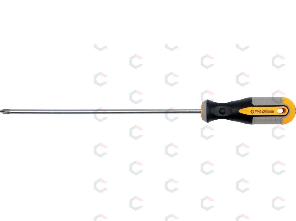 Atsuktuvas kryžminis Cr-V, PH1x250 mm (60922) Atsuktuvas kryžminis Cr-V, PH1x250 mm (60922)