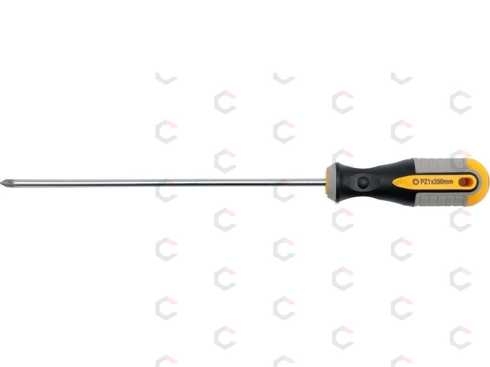 Atsuktuvas kryžminis Cr-V, PZ2x100 mm (60936) Atsuktuvas kryžminis Cr-V, PZ2x100 mm (60936)