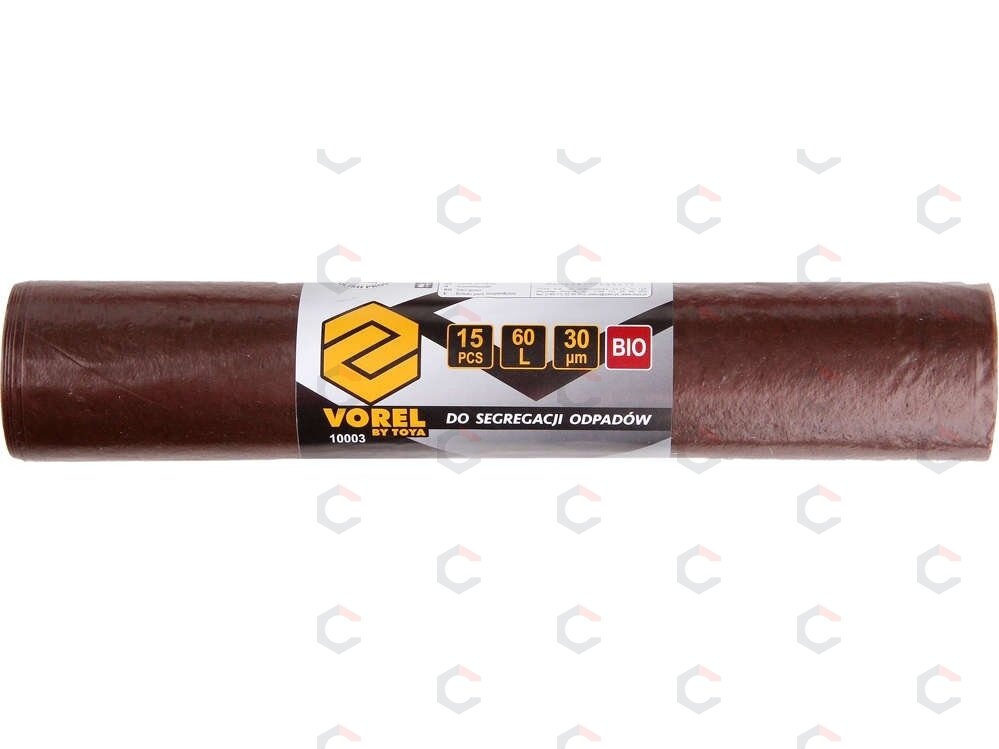 Atliekų maišelis BIO | 60L / 15 vnt. (10003) Atliekų maišelis BIO | 60L / 15 vnt. (10003)