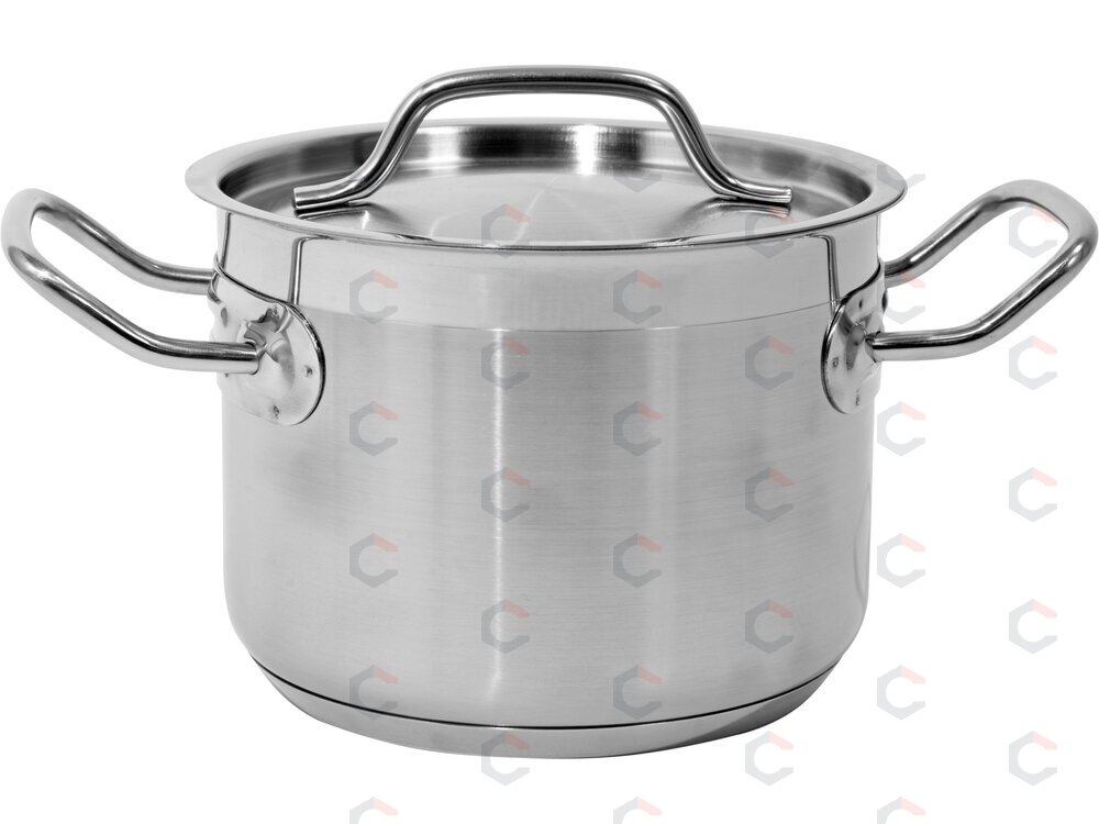 Aukštas gastronominis puodas su dangčiu | nerūdijančio plieno | 16 x 12 cm | 2,4 l (YG-00001) 1 Aukštas gastronominis puodas su dangčiu | nerūdijančio plieno | 16 x 12 cm | 2,4 l (YG-00001) 1