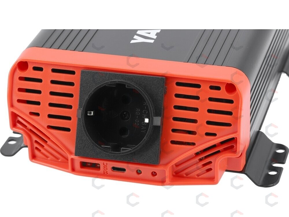Automobilinis įtampos inverteris | grynas sinusas | 12/230V 300W (YT-81481) 2 Automobilinis įtampos inverteris | grynas sinusas | 12/230V 300W (YT-81481) 2