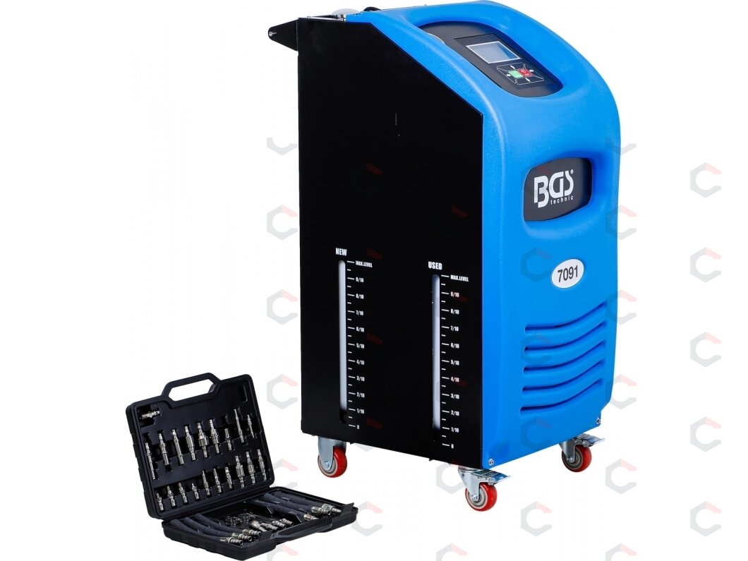 Automatinės pavarų dėžės alyvos keitimo ir plovimo stotelė | 2 × 20 l (7091) 2 Automatinės pavarų dėžės alyvos keitimo ir plovimo stotelė | 2 × 20 l (7091) 2