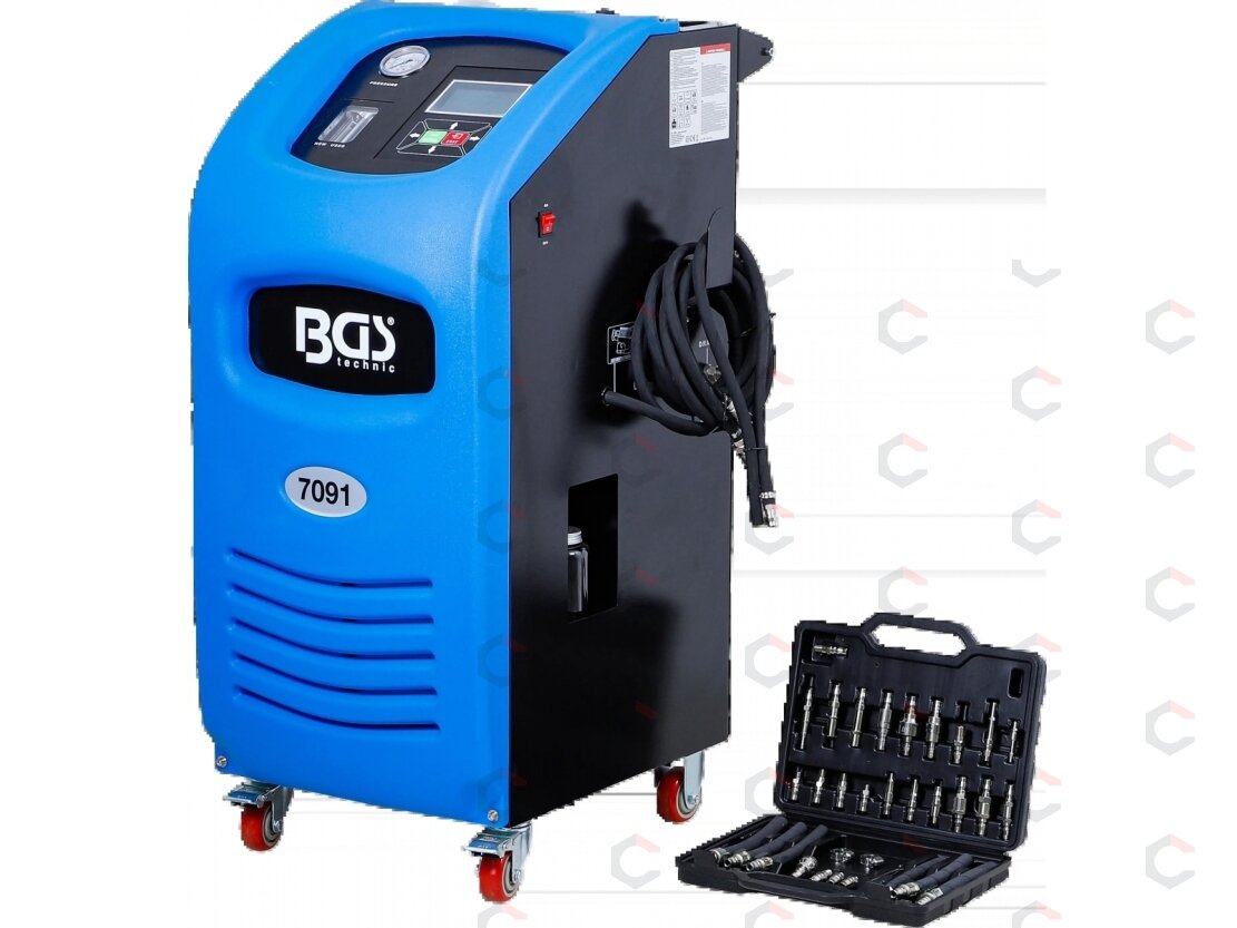 Automatinės pavarų dėžės alyvos keitimo ir plovimo stotelė | 2 × 20 l (7091) Automatinės pavarų dėžės alyvos keitimo ir plovimo stotelė | 2 × 20 l (7091)