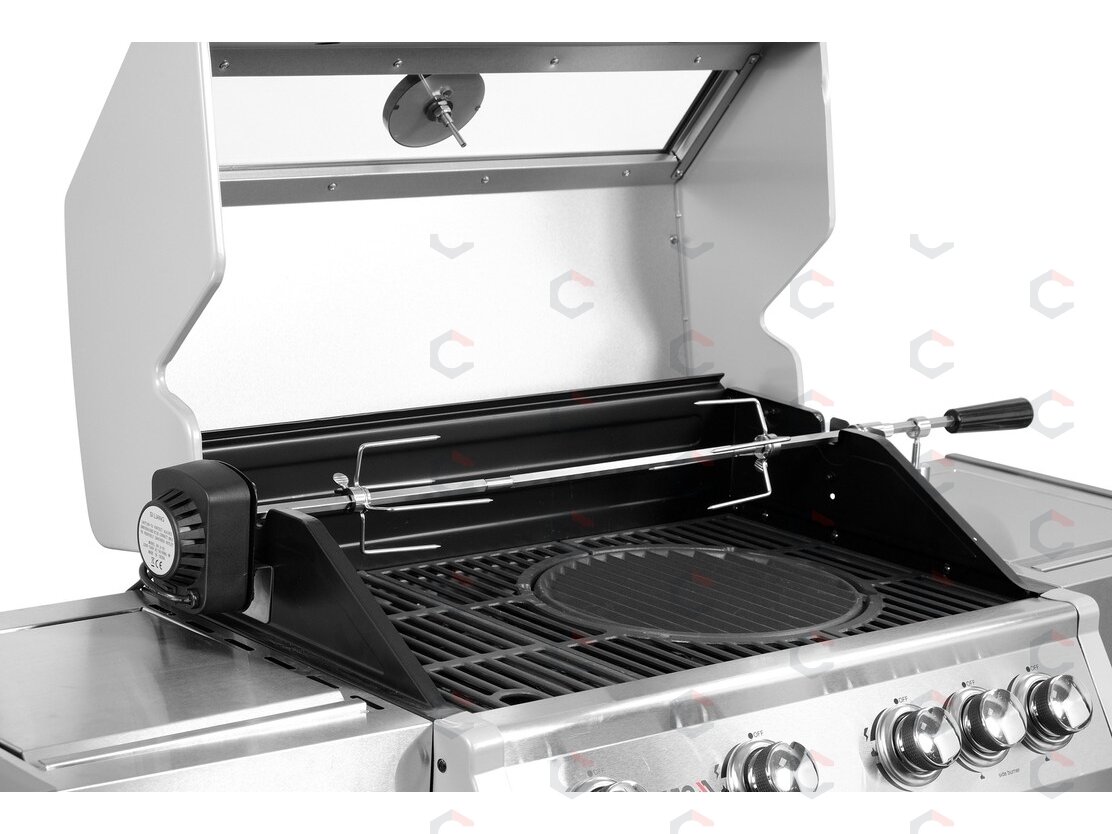 Automatinis grilio iešmas | besisukantis rotisserie | 100,5 cm (YG-20021) 1 Automatinis grilio iešmas | besisukantis rotisserie | 100,5 cm (YG-20021) 1