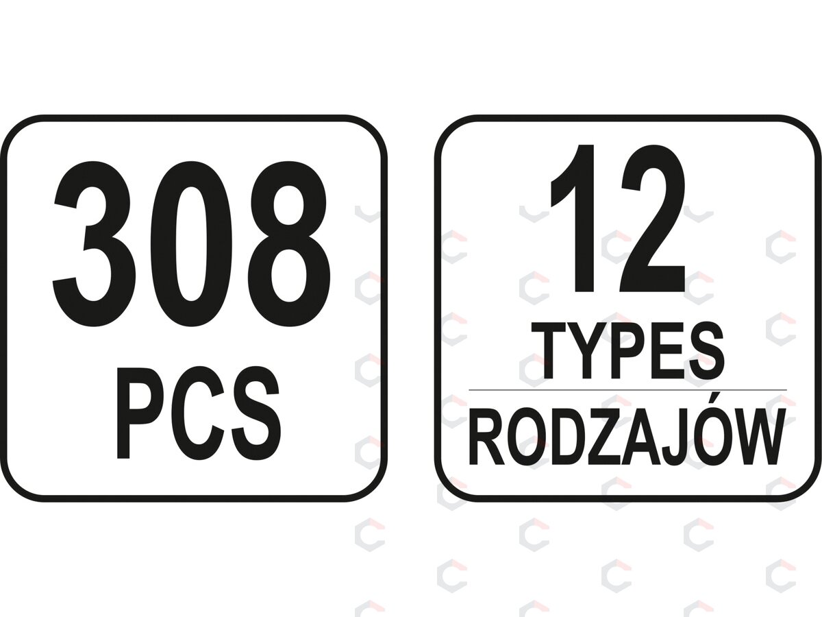 Automobilinis klipsų asortimentas Fiat | 308 vnt. (YT-06654) 3 Automobilinis klipsų asortimentas Fiat | 308 vnt. (YT-06654) 3