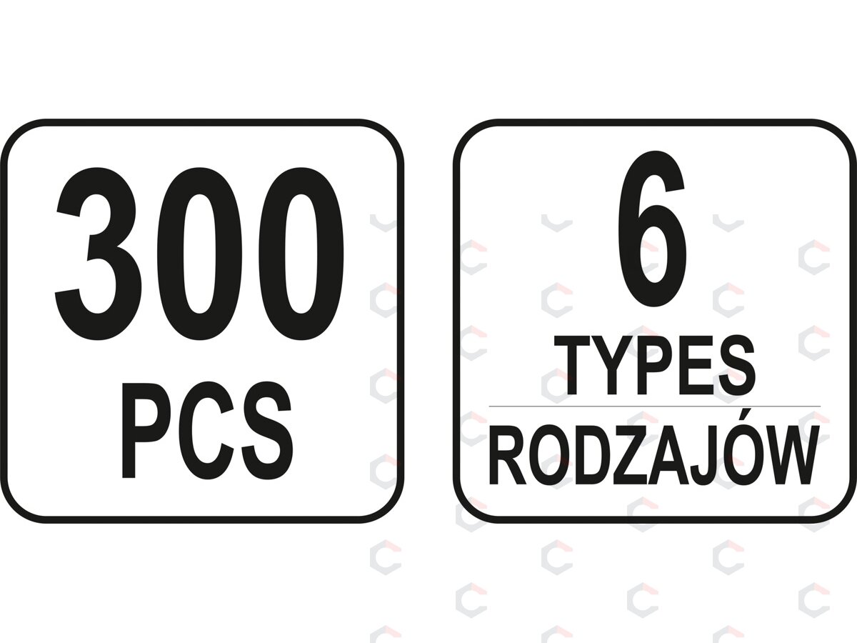 Automobilinis klipsų asortimentas Renault | 300 vnt. (YT-06651) 3 Automobilinis klipsų asortimentas Renault | 300 vnt. (YT-06651) 3