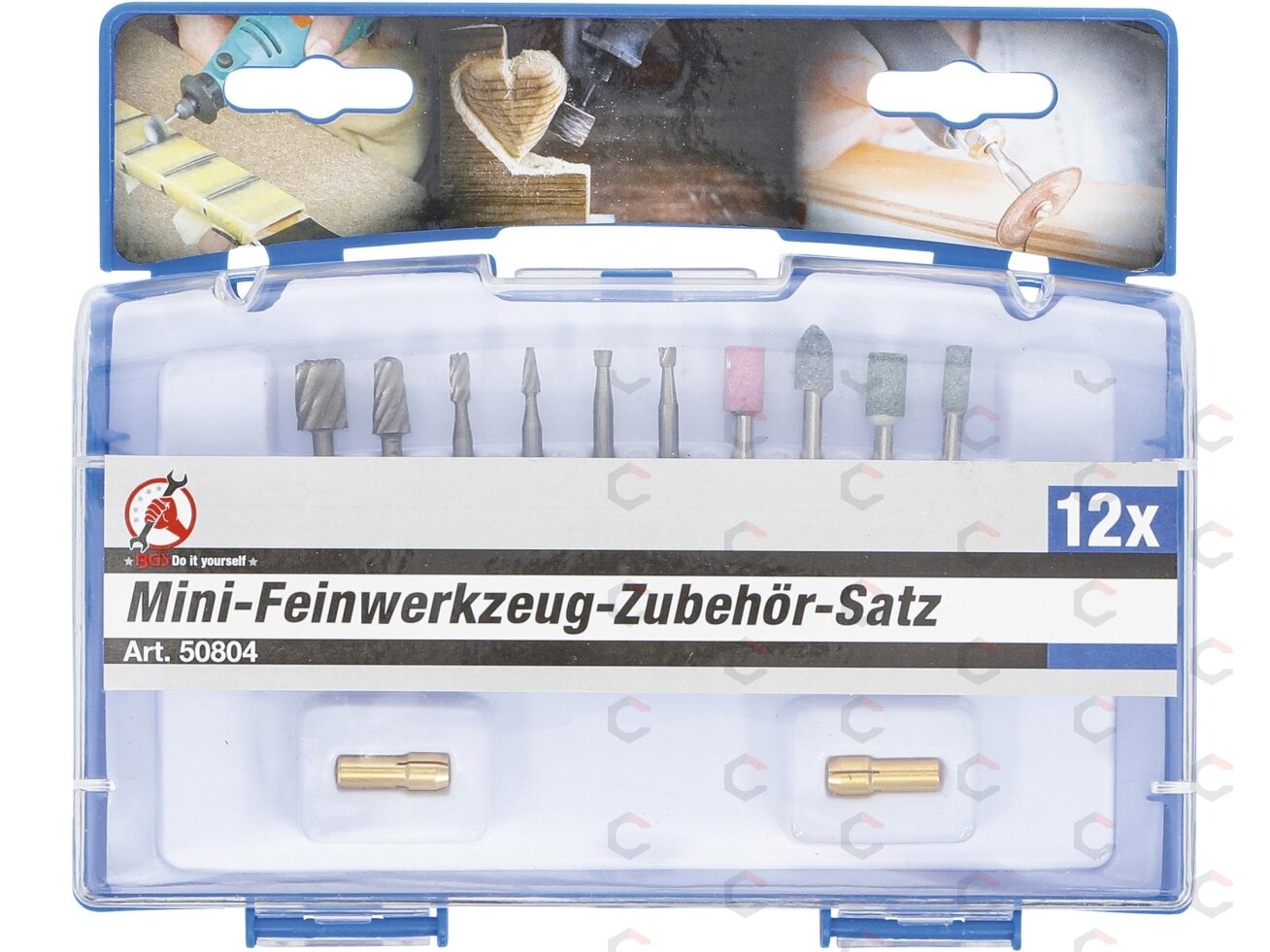 Aukšto tikslumo gręžimo / šlifavimo komplektas | 12 vnt. (50804) 2 Aukšto tikslumo gręžimo / šlifavimo komplektas | 12 vnt. (50804) 2