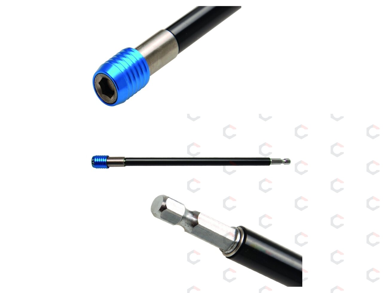 Automatinis antgalių laikiklis | 6,3 mm (1/4") | 150 mm (1735) 4 Automatinis antgalių laikiklis | 6,3 mm (1/4") | 150 mm (1735) 4
