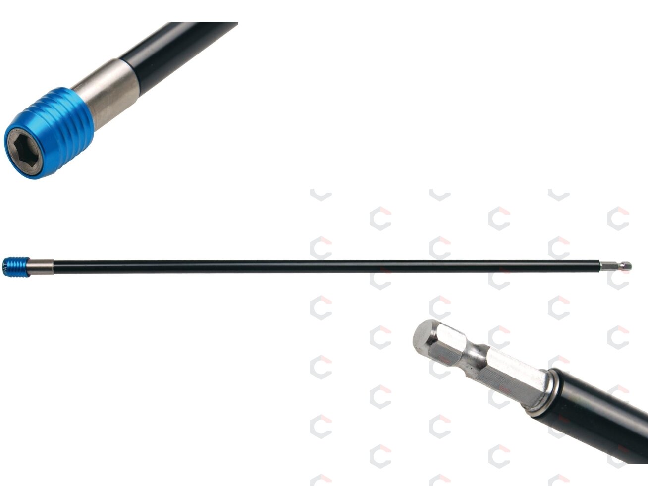 Automatinis antgalių laikiklis | 6,3 mm (1/4") | 450 mm (1724) 3