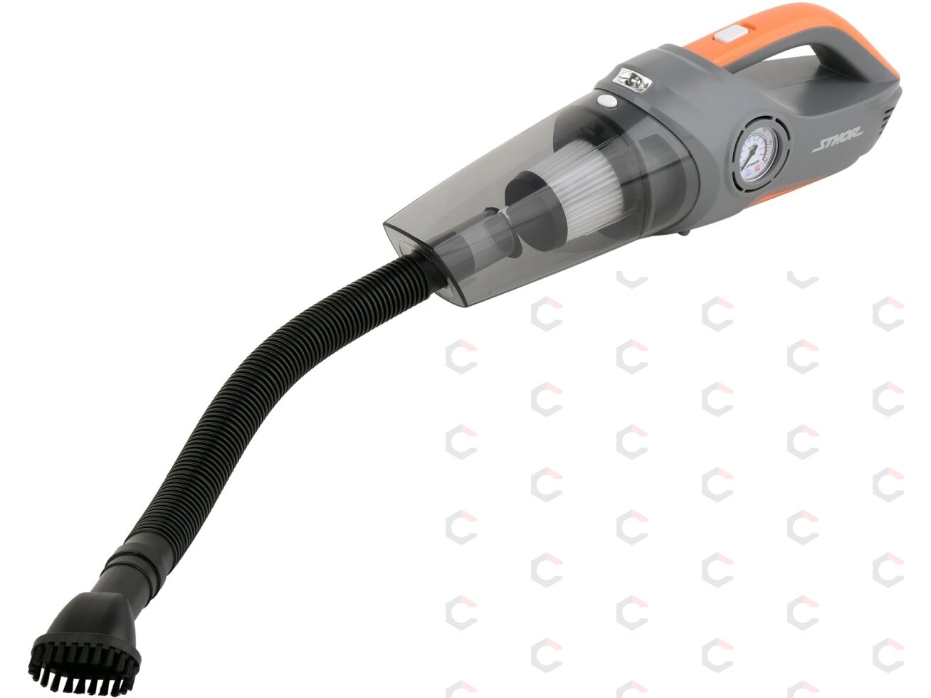 Automobilinis dulkių siurblys | su manometru ir kompresoriumi | 12V 80W (82953) 5 Automobilinis dulkių siurblys | su manometru ir kompresoriumi | 12V 80W (82953) 5