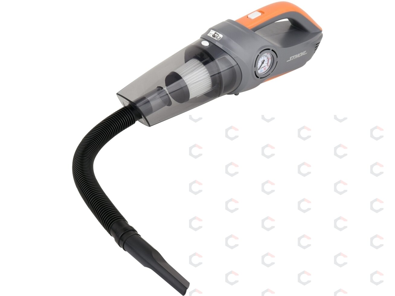 Automobilinis dulkių siurblys | su manometru ir kompresoriumi | 12V 80W (82953) 6 Automobilinis dulkių siurblys | su manometru ir kompresoriumi | 12V 80W (82953) 6
