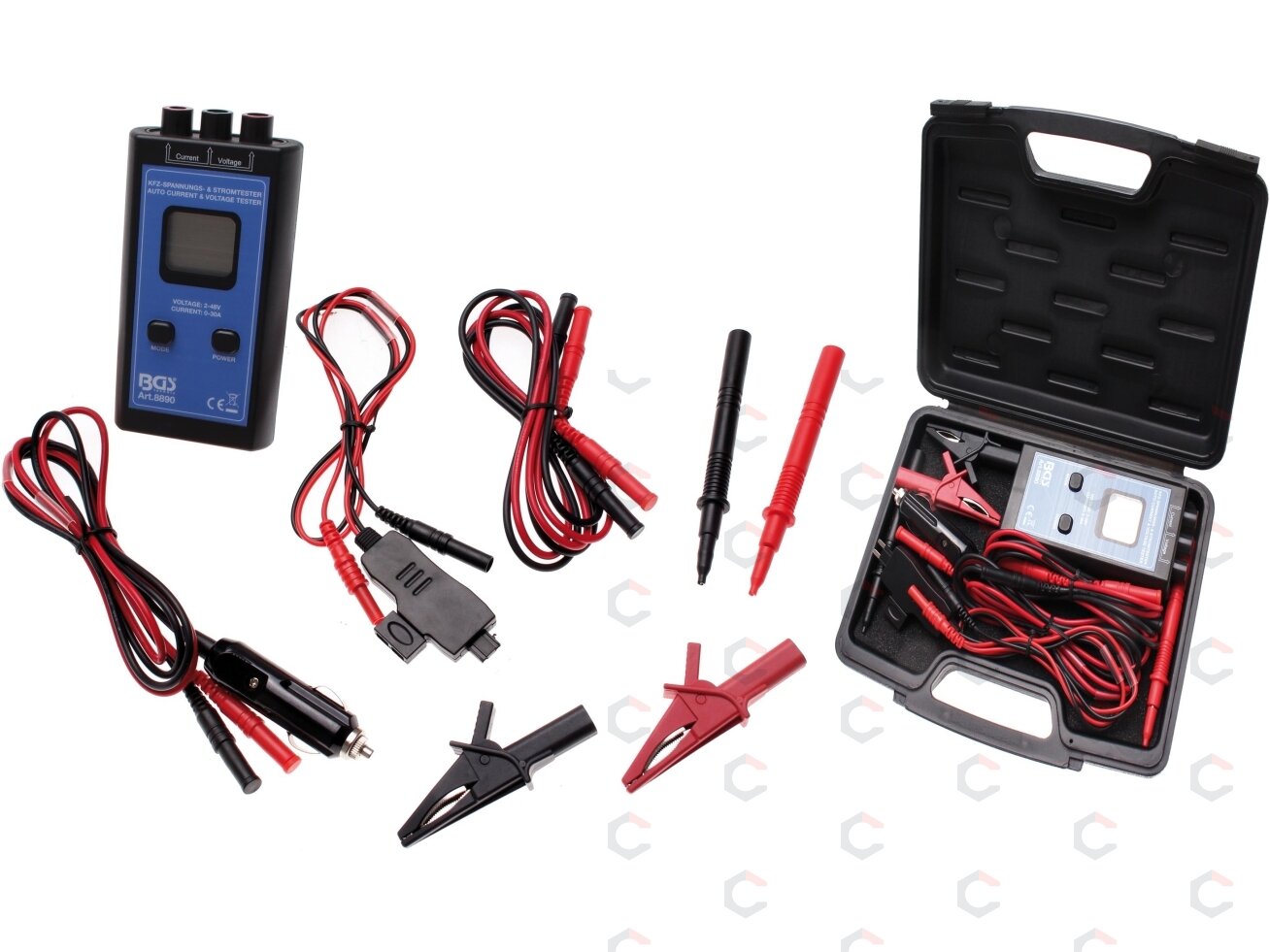 Automobilinis įtampos ir srovės testeris | 1 - 48 V (8890) 2 Automobilinis įtampos ir srovės testeris | 1 - 48 V (8890) 2