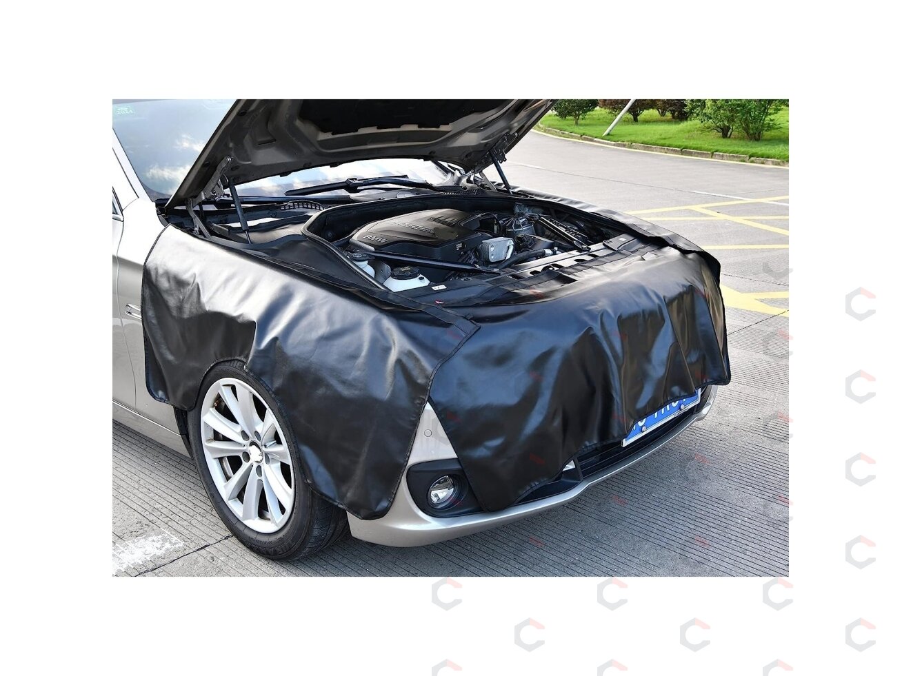 Automobilio sparno apsaugų rinkinys | su kabliukais ir magnetais | 3 vnt (MFP3) 1 Automobilio sparno apsaugų rinkinys | su kabliukais ir magnetais | 3 vnt (MFP3) 1