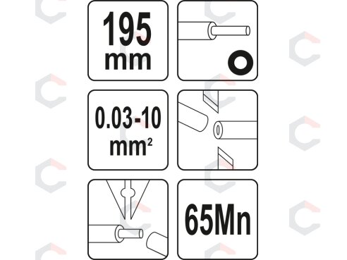 Automatinės izoliacinės replės | 0.03–10 mm² (YT-22753) 3 Automatinės izoliacinės replės | 0.03–10 mm² (YT-22753) 3