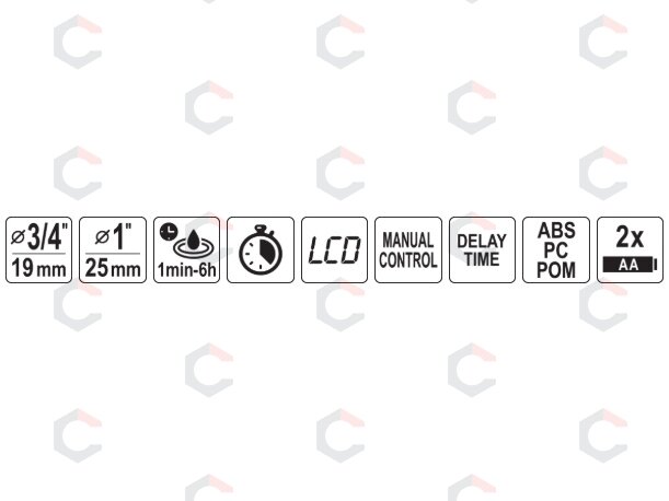 Automatinis sodo laistymo valdiklis | LCD, 6 ciklai/d., 1–360 min (YT-90200) 5 Automatinis sodo laistymo valdiklis | LCD, 6 ciklai/d., 1–360 min (YT-90200) 5