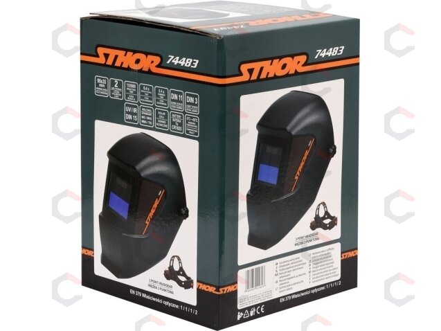 Automatiškai tamsėjanti suvirinimo kaukė / skydelis (74483) 1 Automatiškai tamsėjanti suvirinimo kaukė / skydelis (74483) 1