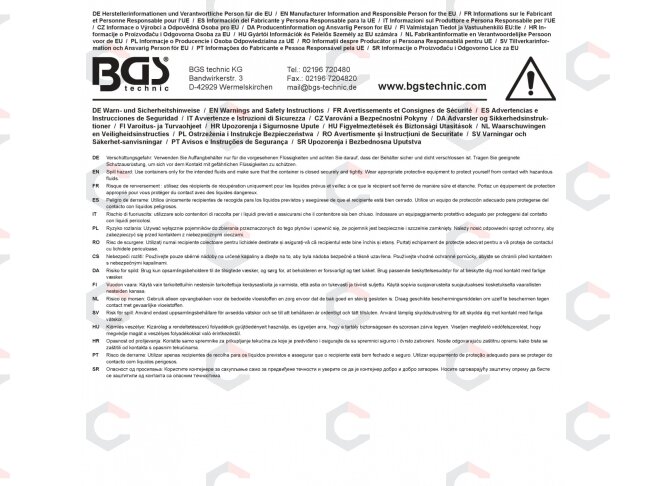 Automatinės pavarų dėžės alyvos keitimo ir plovimo stotelė | 2 × 20 l (7091) 6 Automatinės pavarų dėžės alyvos keitimo ir plovimo stotelė | 2 × 20 l (7091) 6