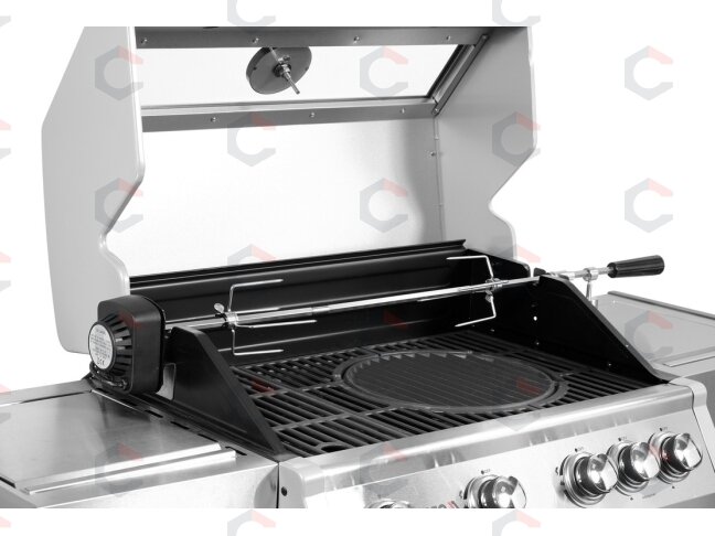 Automatinis grilio iešmas | besisukantis rotisserie | 100,5 cm (YG-20021) 1 Automatinis grilio iešmas | besisukantis rotisserie | 100,5 cm (YG-20021) 1