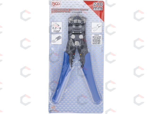 Automatinis laidų valiklis | vielai Ø 0,13 - 6 mm | 210 mm (442) 3 Automatinis laidų valiklis | vielai Ø 0,13 - 6 mm | 210 mm (442) 3