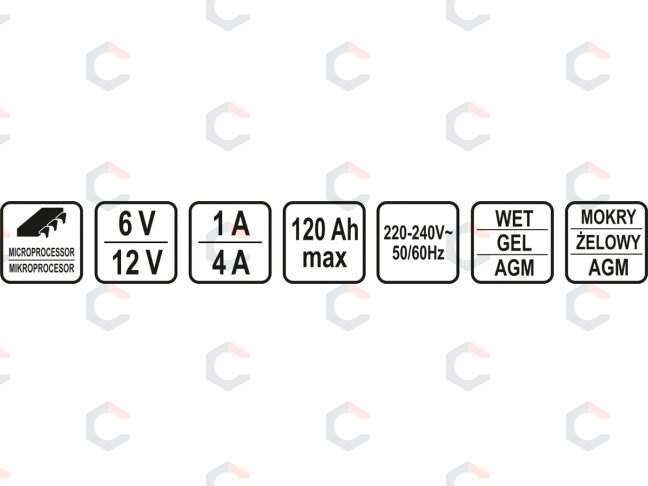Automobilinis akumuliatoriaus kroviklis | 12V 0,8/3,8A (82555) 4 Automobilinis akumuliatoriaus kroviklis | 12V 0,8/3,8A (82555) 4
