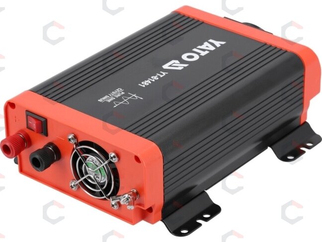 Automobilinis įtampos inverteris | grynas sinusas | 12/230V 300W (YT-81481) Automobilinis įtampos inverteris | grynas sinusas | 12/230V 300W (YT-81481)