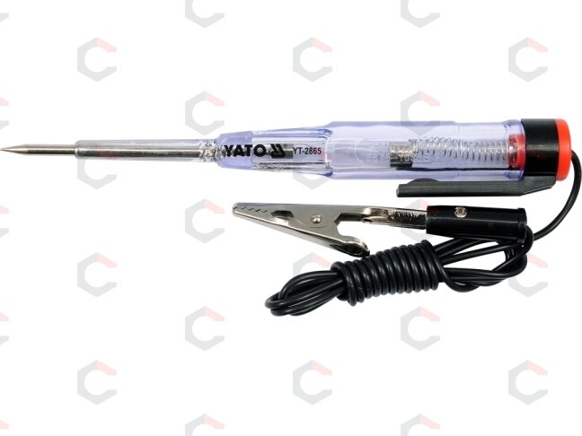 Automobilinis įtampos testeris | kabelio ilgis 90 cm | 6-24V (YT-2865) Automobilinis įtampos testeris | kabelio ilgis 90 cm | 6-24V (YT-2865)