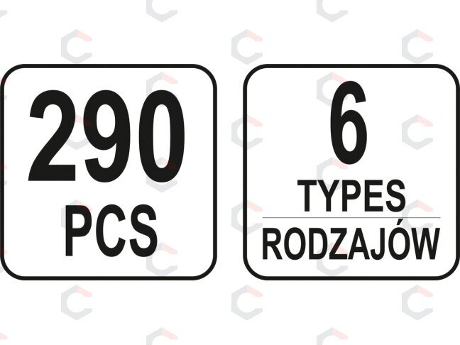 Automobilinis klipsų asortimentas BMW | 290 vnt. (YT-06661) 3 Automobilinis klipsų asortimentas BMW | 290 vnt. (YT-06661) 3