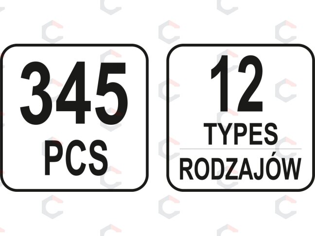 Automobilinis klipsų asortimentas Peugeot | 345 vnt. (YT-06653) 3 Automobilinis klipsų asortimentas Peugeot | 345 vnt. (YT-06653) 3