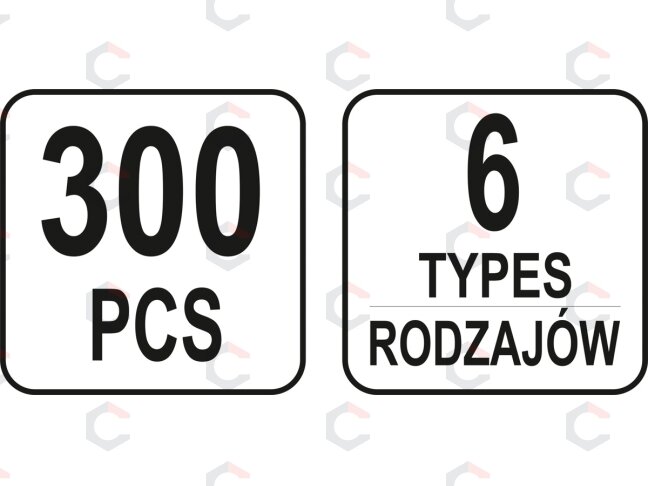 Automobilinis klipsų asortimentas Renault | 300 vnt. (YT-06651) 3 Automobilinis klipsų asortimentas Renault | 300 vnt. (YT-06651) 3