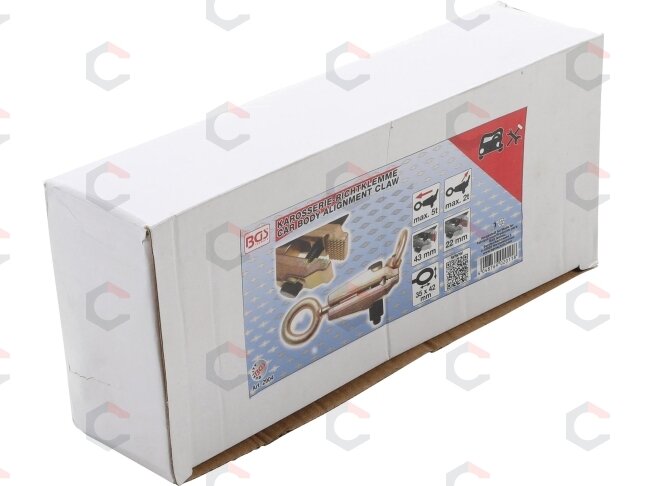 Automobilio kėbulo lyginimo spaustuvas | 43 mm | dvi traukos kryptys | maks. 5 t, į šoną 2 t (2904) 2 Automobilio kėbulo lyginimo spaustuvas | 43 mm | dvi traukos kryptys | maks. 5 t, į šoną 2 t (2904) 2