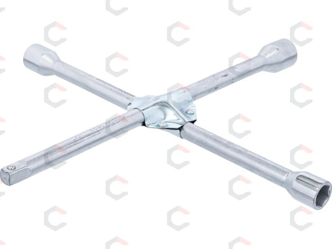 Automobilio rato raktas | kryžius | 17 x 19 x 21 x 12,5 mm (1/2") (1459) 1