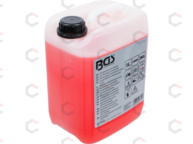 Automobilių šampūno koncentratas | raudonas | 5 l (74416) Automobilių šampūno koncentratas | raudonas | 5 l (74416)