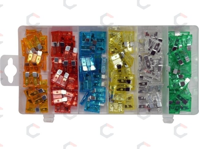 Automobilių saugiklių asortimentas | standartiniai | 120 vnt. (YT-83144) 2 Automobilių saugiklių asortimentas | standartiniai | 120 vnt. (YT-83144) 2