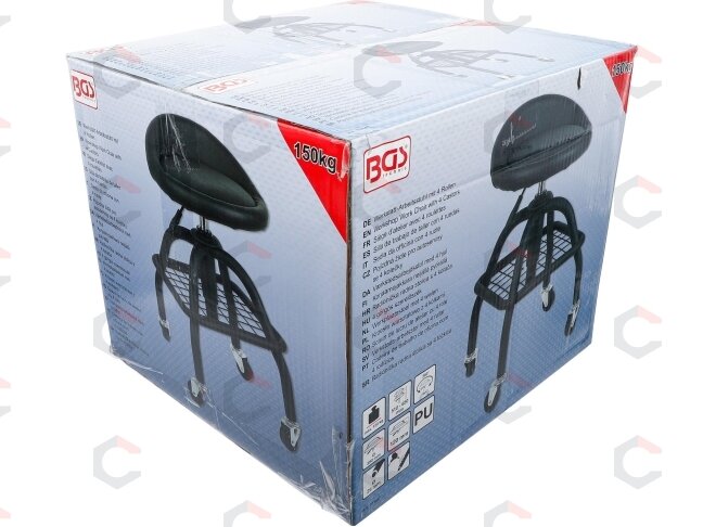 Autoserviso kėdutė su ratukais | reguliuojamas aukštis | 540–680 mm (70145) 4