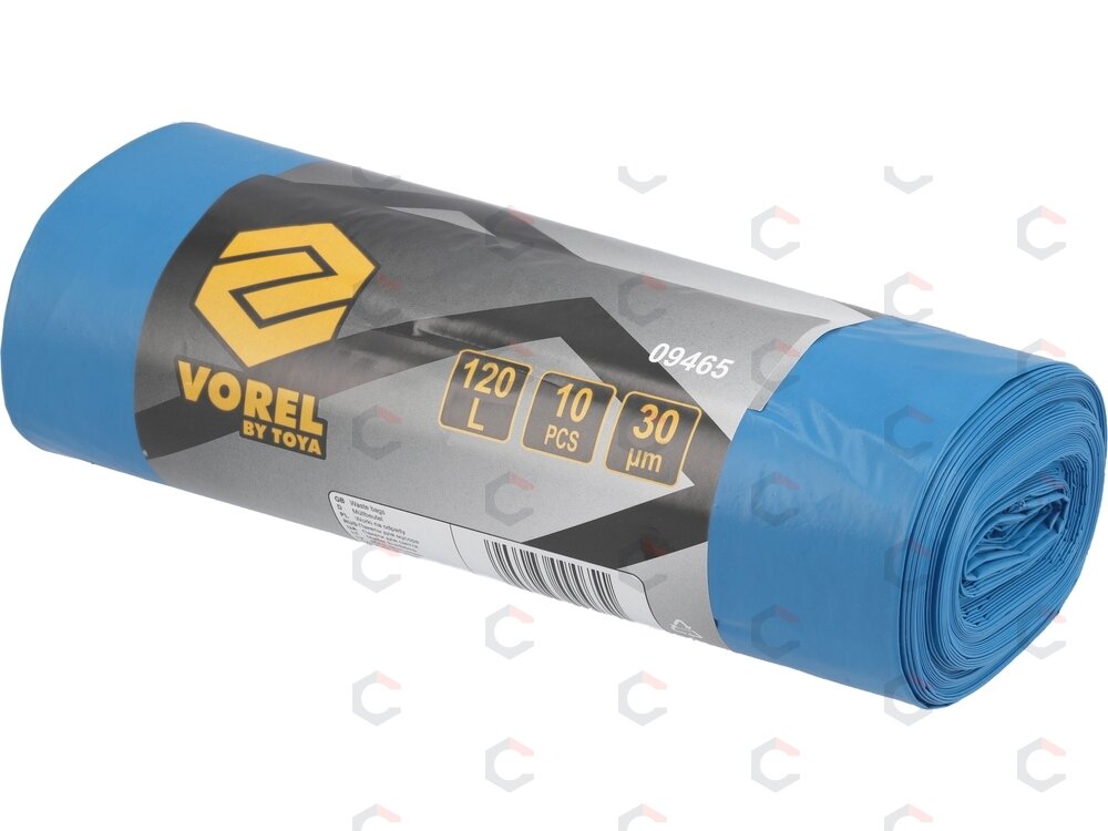 Šiukšlių maišai VOREL | 120 l | 10 vnt. | 30 μm (09465) 2 Šiukšlių maišai VOREL | 120 l | 10 vnt. | 30 μm (09465) 2