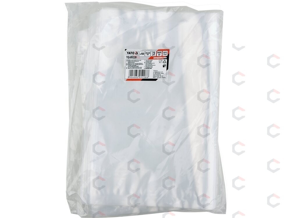 Maišeliai sous-vide ir kameriniams vakuumatoriams | 300 × 400 mm | 70 µm (YG-09339) Maišeliai sous-vide ir kameriniams vakuumatoriams | 300 × 400 mm | 70 µm (YG-09339)