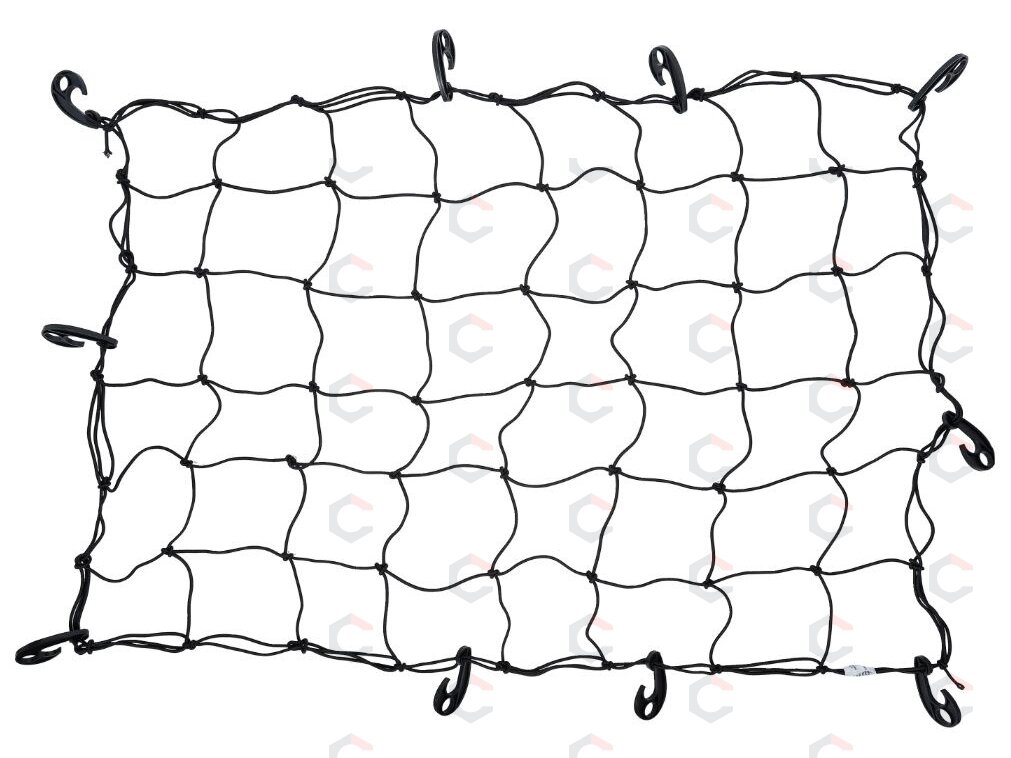 Bagažinės tinkliukas | su kabliukais | 130 - 100 cm (85544) 2 Bagažinės tinkliukas | su kabliukais | 130 - 100 cm (85544) 2