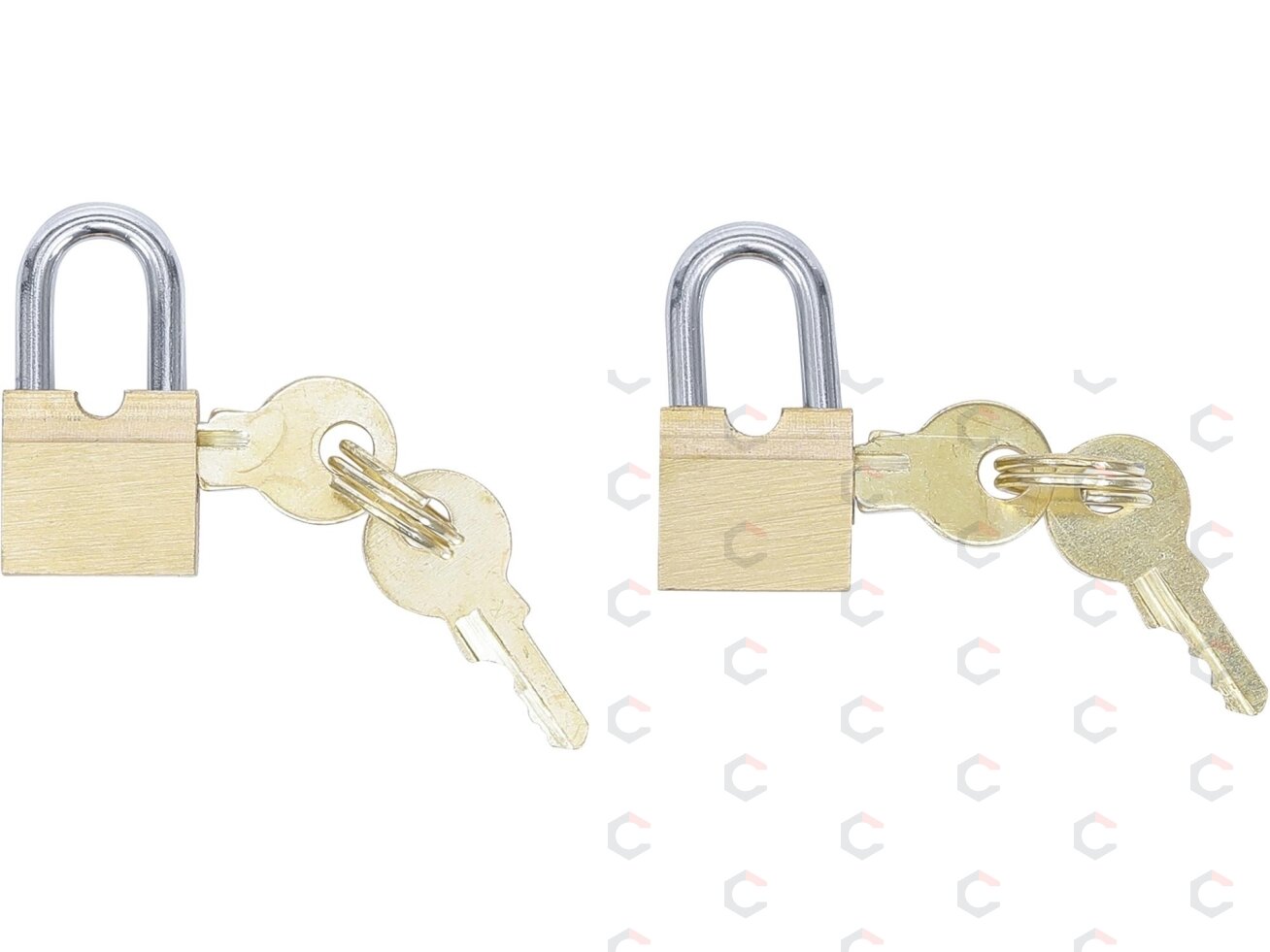 Bagažo spynelės | 15 mm | 2 vnt. (85808) Bagažo spynelės | 15 mm | 2 vnt. (85808)