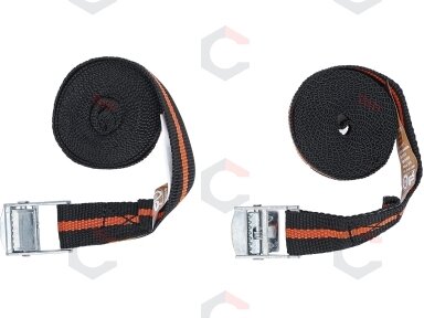 Bagažo juostų rinkinys | 2,5 m x 25 mm | 2 vnt. (3599) Bagažo juostų rinkinys | 2,5 m x 25 mm | 2 vnt. (3599)