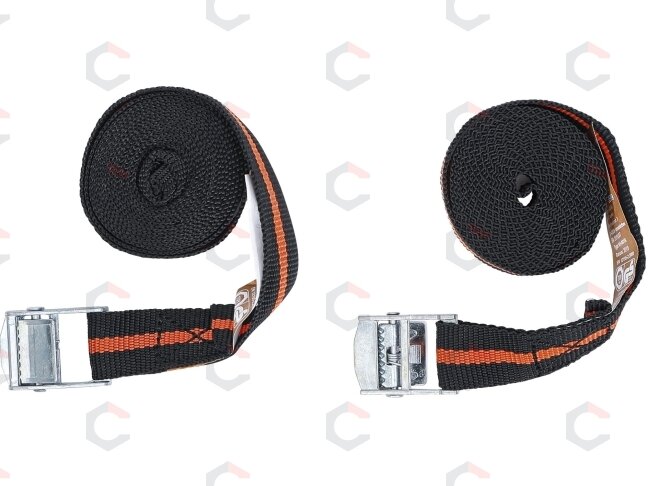 Bagažo juostų rinkinys | 2,5 m x 25 mm | 2 vnt. (3599) 1 Bagažo juostų rinkinys | 2,5 m x 25 mm | 2 vnt. (3599) 1
