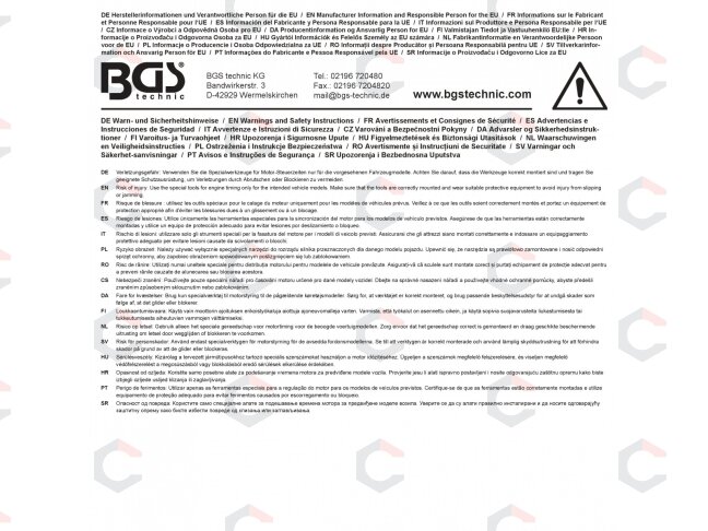 Balansavimo velenų montavimo ir išmontavimo įrankių rinkinys | Jaguar / Land Rover 2.0 dyzelis | 14 vnt. | BGS (74689B) 6 Balansavimo velenų montavimo ir išmontavimo įrankių rinkinys | Jaguar / Land Rover 2.0 dyzelis | 14 vnt. | BGS (74689B) 6